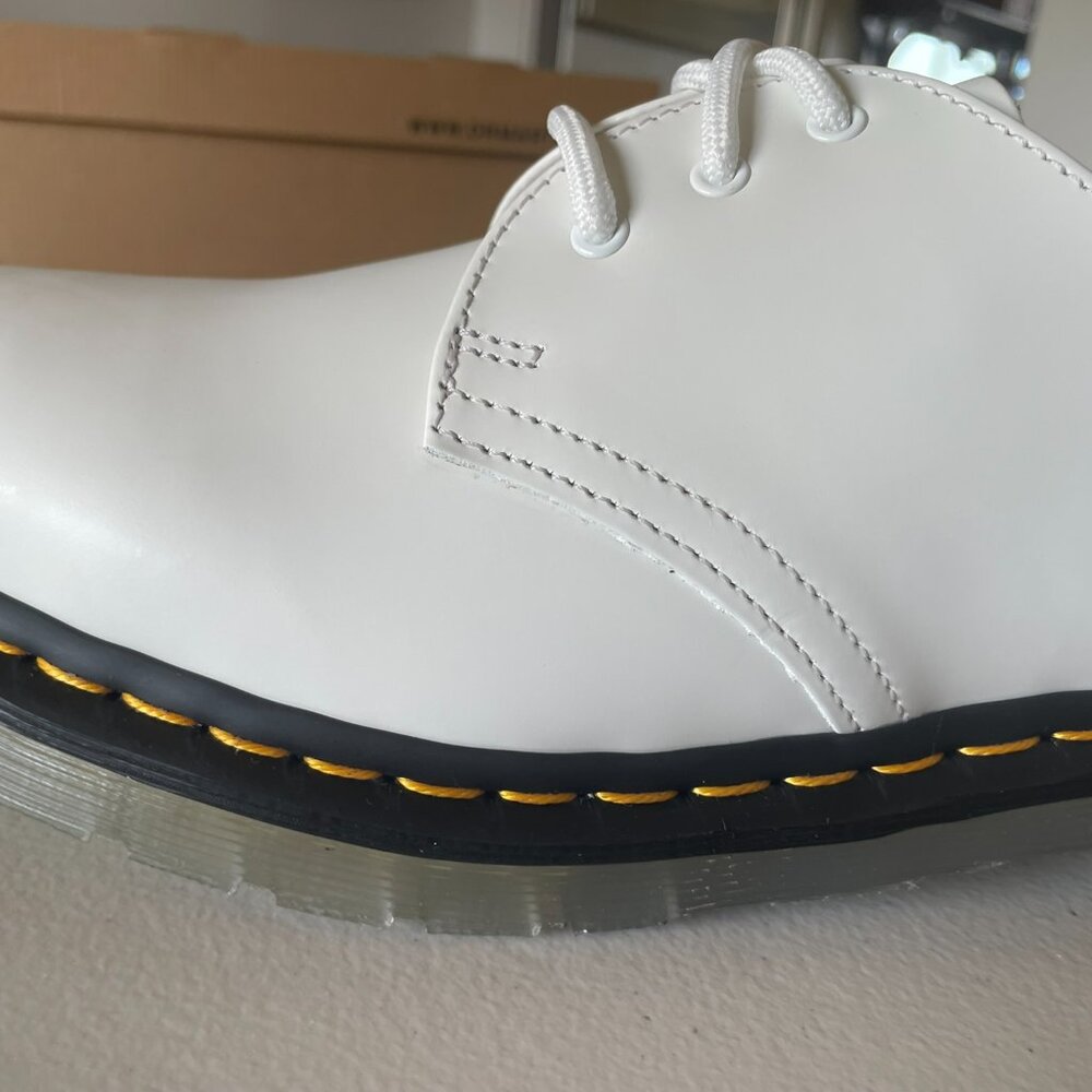 Doc Martens "Iced" Whte 1461 Derby (Size: Men's 8 / Women's 9) - $140